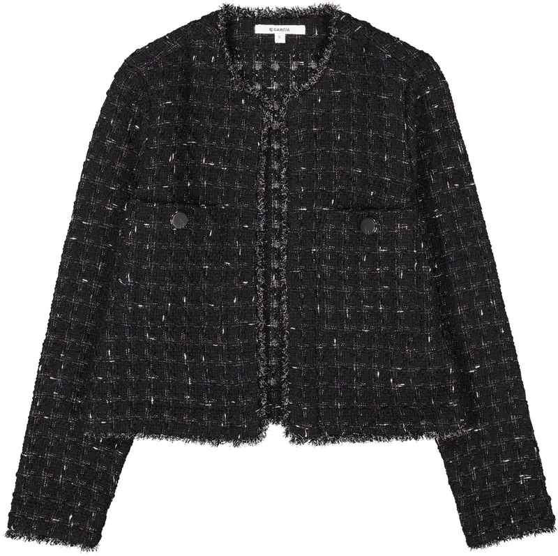 Garcia Structured Jacket In Black 1