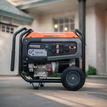 Generac Gp6500 Portable Gas-Powered Generator – 6,500W 1
