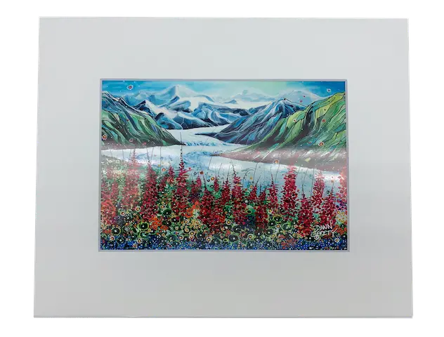 Glacier Valley Fine Art Giclée Print (8" × 10") 1