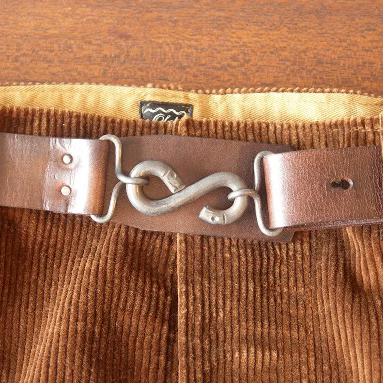 Handcrafted Leather Belt With S-Clasp Closure 1
