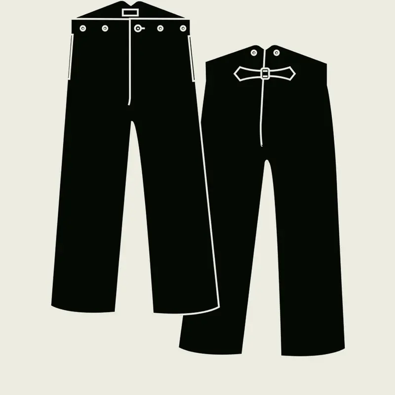 High-Rise Trousers – Modern Fit Elevated Waistline 1