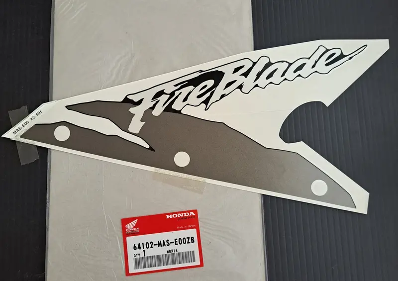 Honda Cbr900Rr Fireblade Fairing Cowl Decal (First Gen) 1