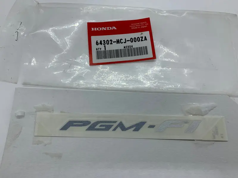 Honda Cbr929Rr Pgm-Fi Ecu Decal Kit 1