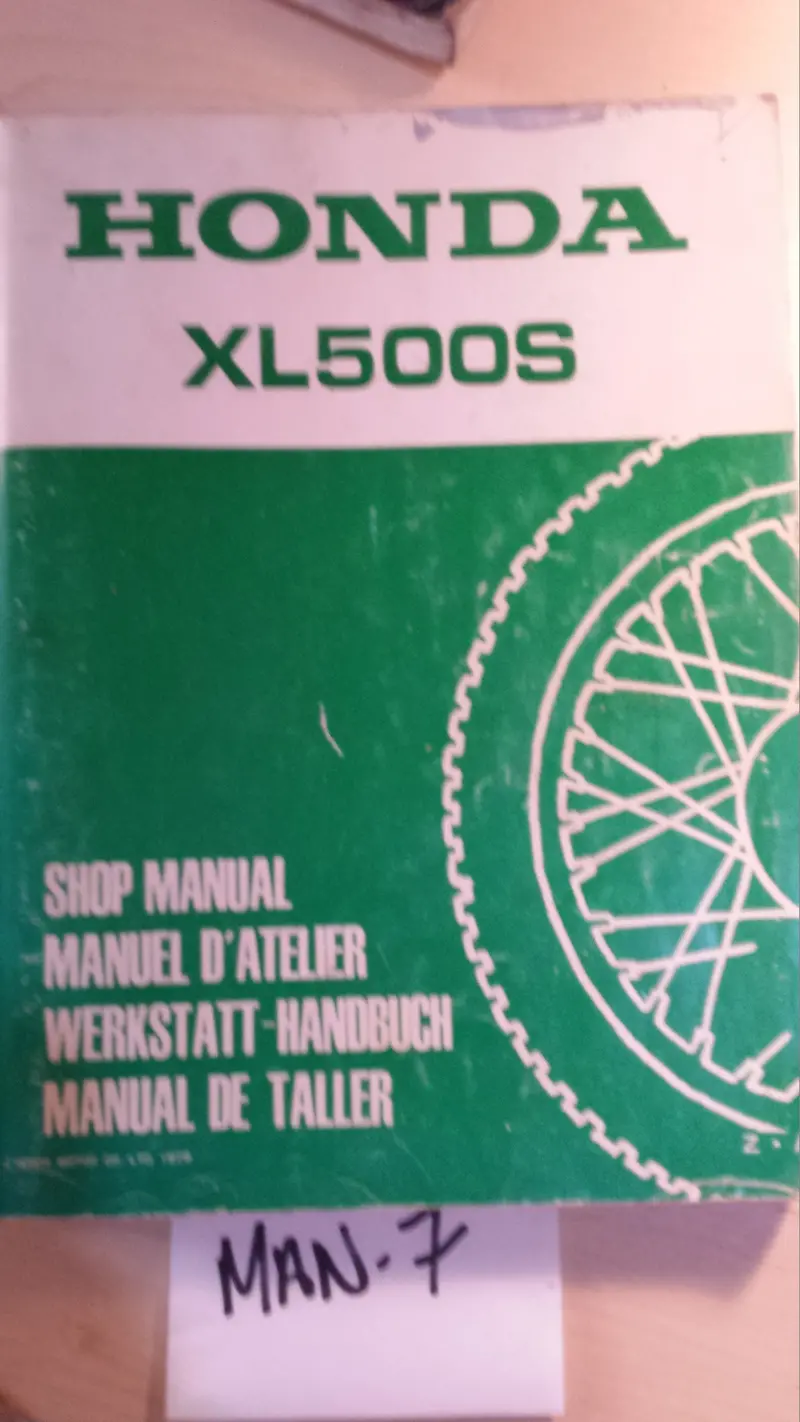 Honda Xl500S Technical Service Manual 1