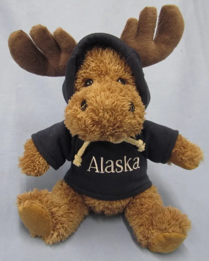 Hooded Moose Plush Toy 1