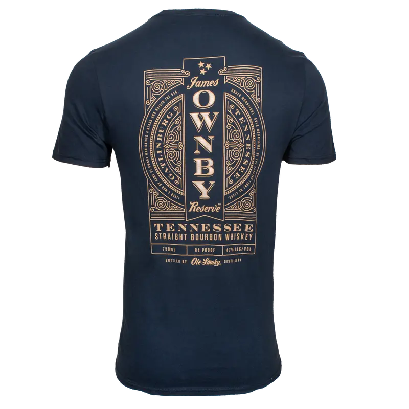 James Ownby Label Design T-Shirt 1