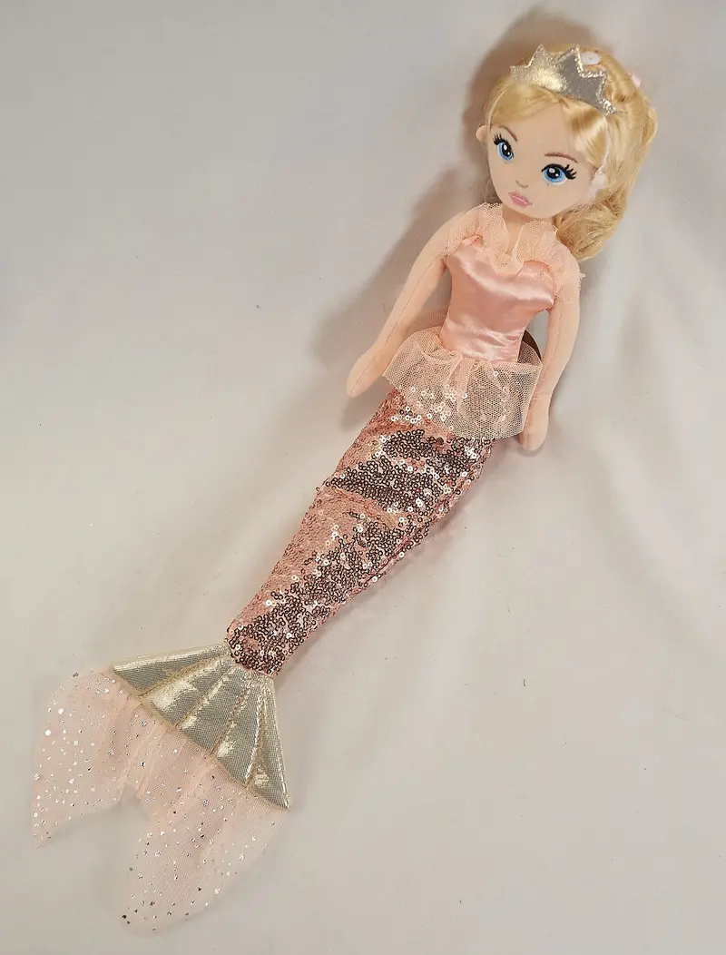 Jasmine Tutu Mermaid Plush Toy – 18-Inch Soft Doll 1