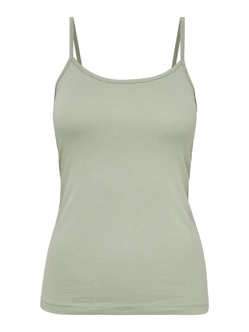 Jdyava Green Junior Singlet With Drawstring Neck 1