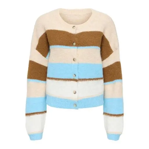 Jdycassidy Youth Long-Sleeve O-Neck Cardigan In Blue Print 1