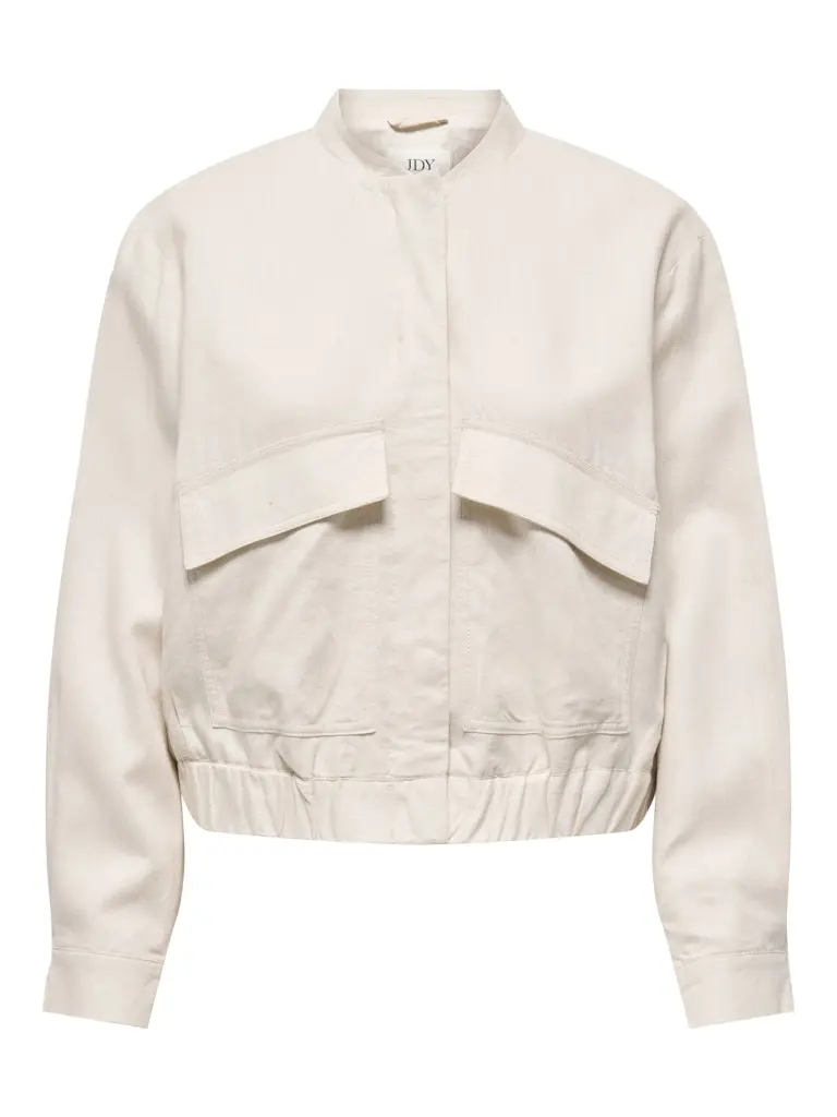 Jdykari Linen-Blend Short Jacket In Sand 1