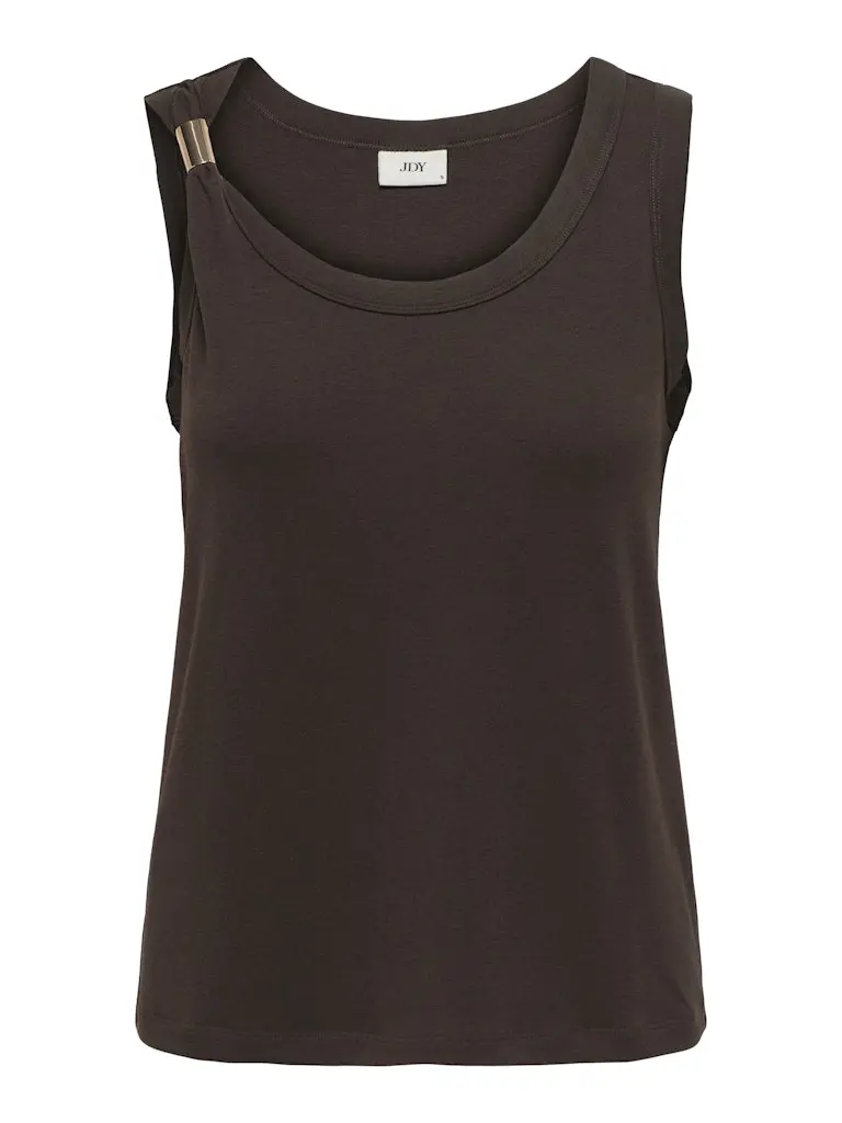 Jdyuffa Sleeveless Junior Top In Brick Red 1