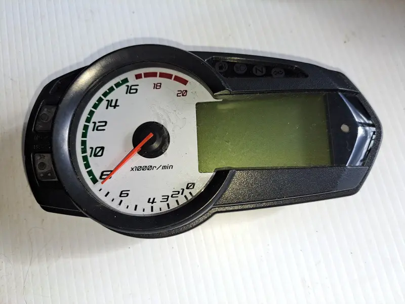 Kawasaki Zx-6R Digital Meter Assembly With Gauge Face 1