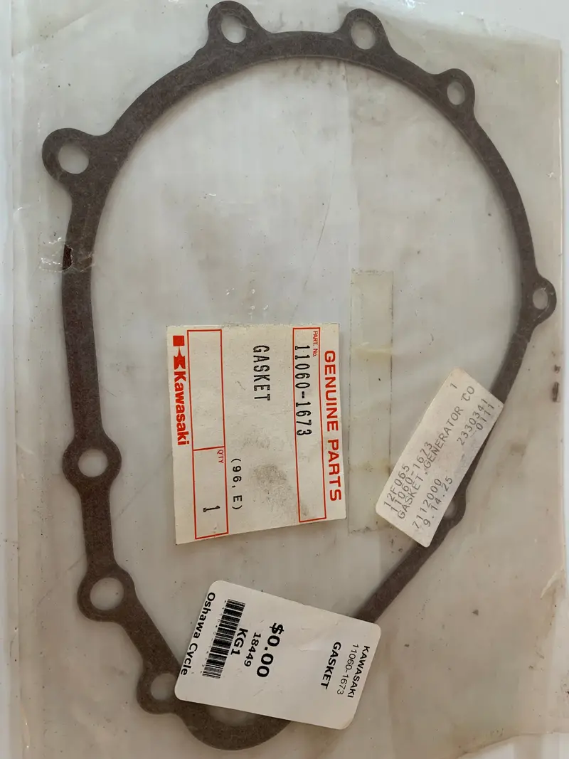 Kawasaki Zx-6R Generator Cover Gasket 1