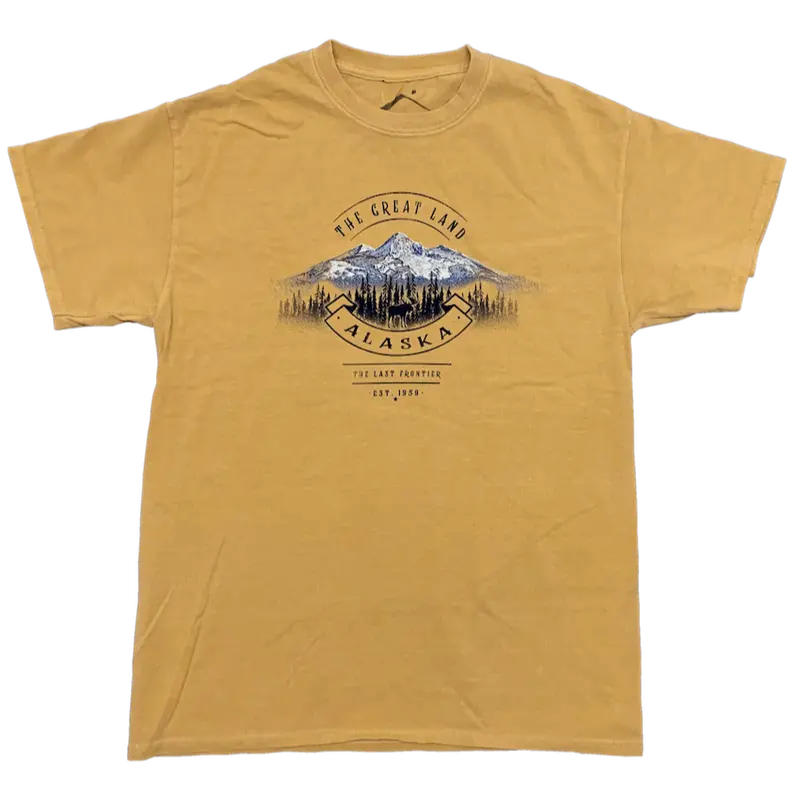 Lone Mountain Moose Graphic T-Shirt 1