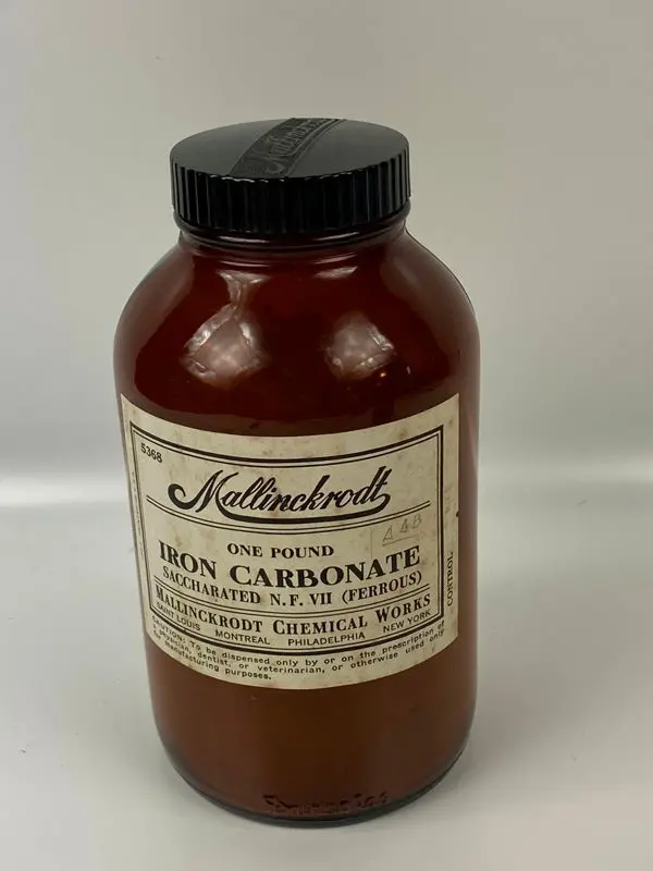 Mallinckrodt Vintage Pharmaceutical Jar – Early 20Th-Century Apothecary Bottle 1