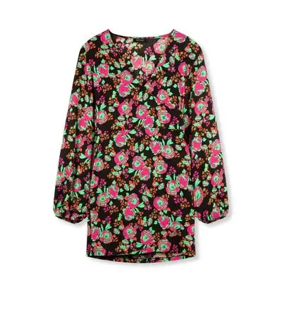 Misha Pink Printed Knit Top 1