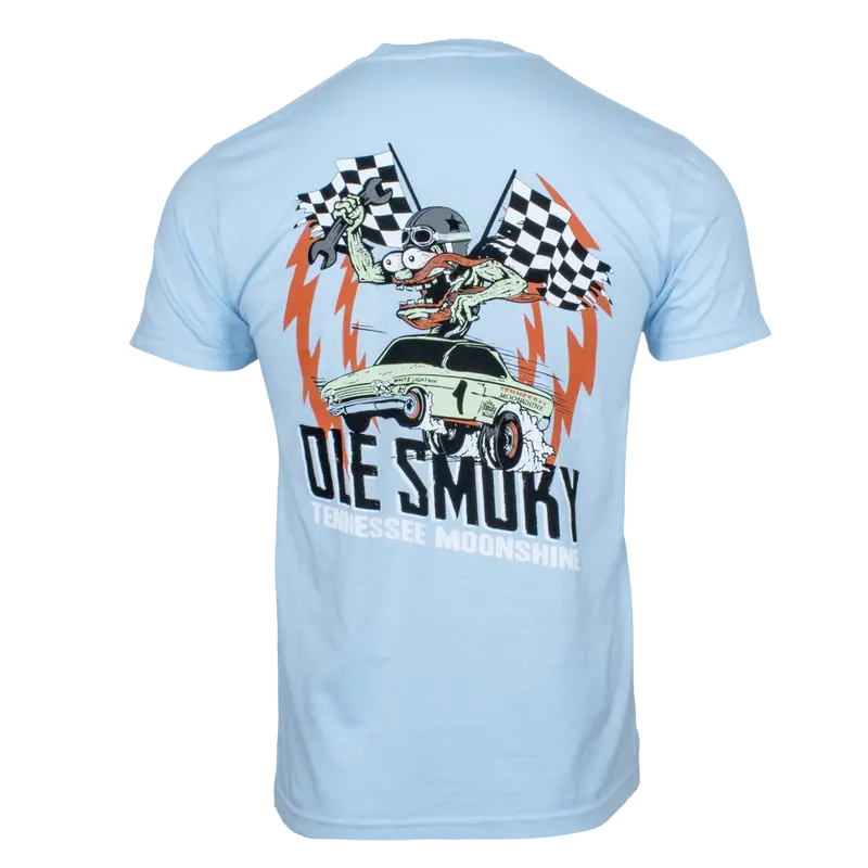 Monster Race Themed Vintage-Style Graphic Tee 1