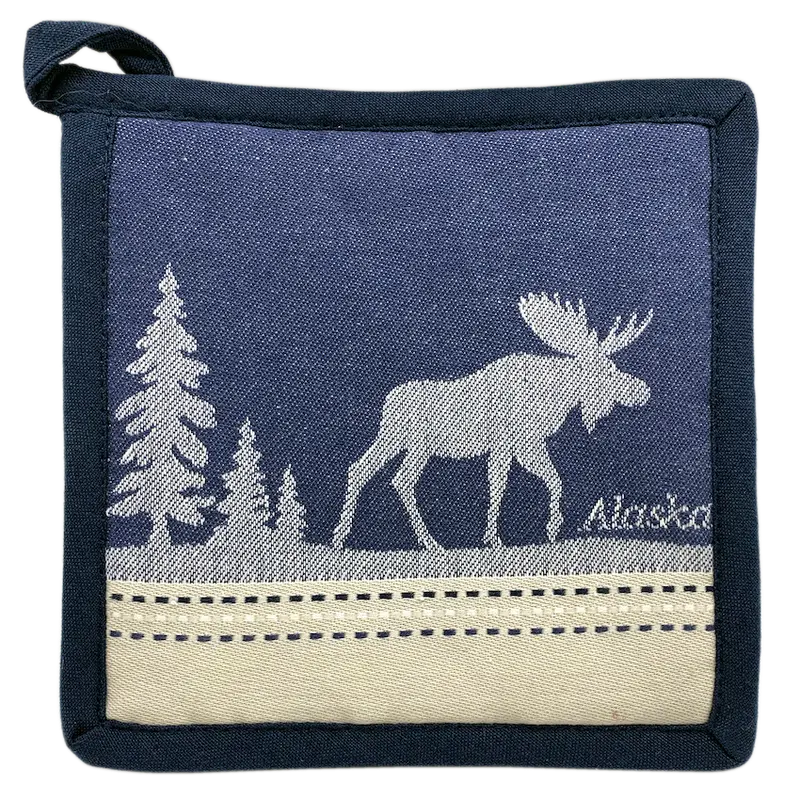 Moose-Emblazoned Alaska-Themed Hot Pad 1
