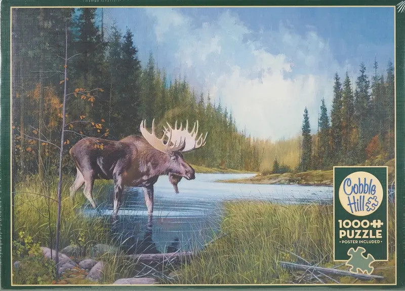 Moose Lake 1000-Piece Jigsaw Puzzle 1