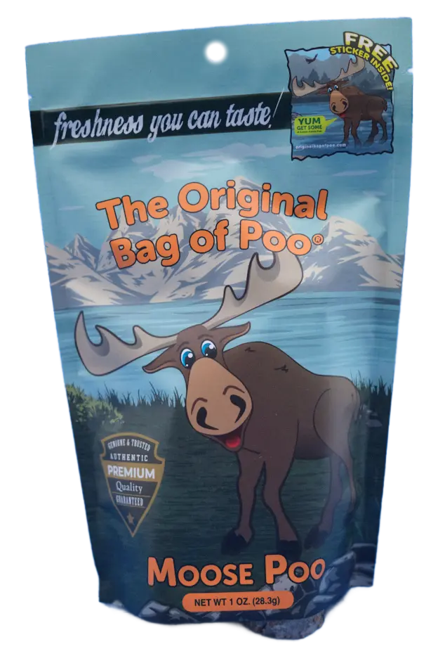 Moose Poo Black Cherry Cotton Candy – Fun Gourmet Treat 1