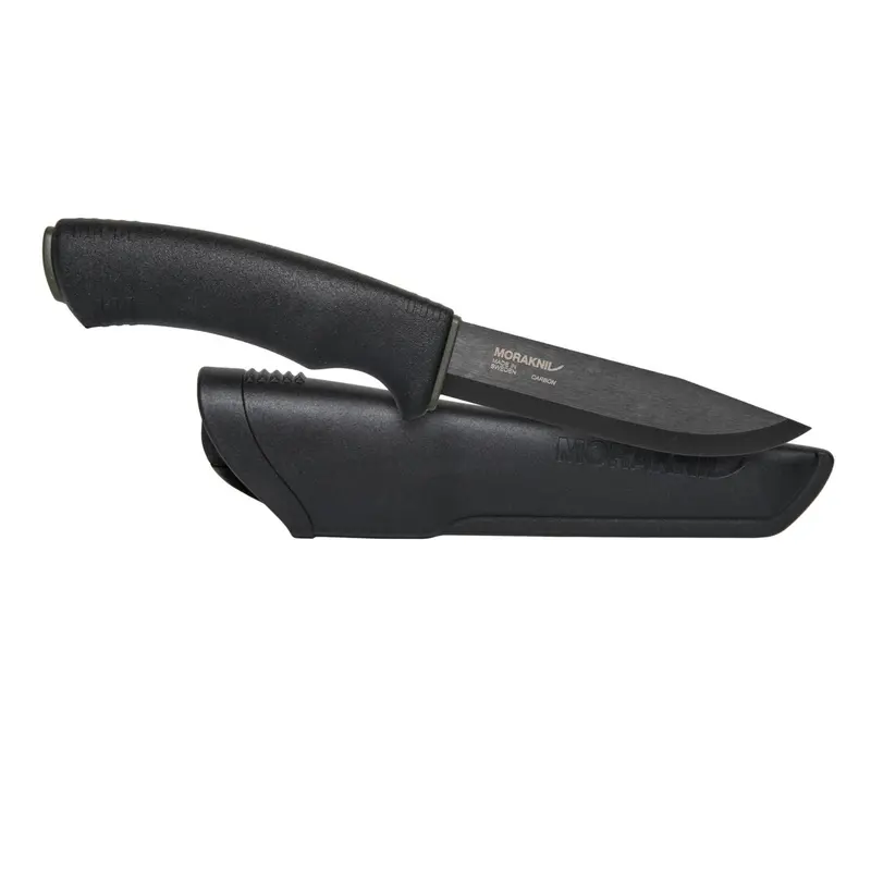 Morakniv Bushcraft Black – Matte Carbon Steel Survival Knife 1