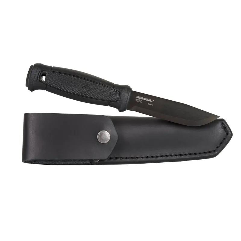 Morakniv Garberg Black Carbon Steel Survival Knife – Leather Sheath 1