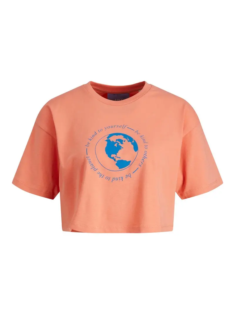 Natalie Relaxed Rust-Tone Short-Sleeve Tee 1