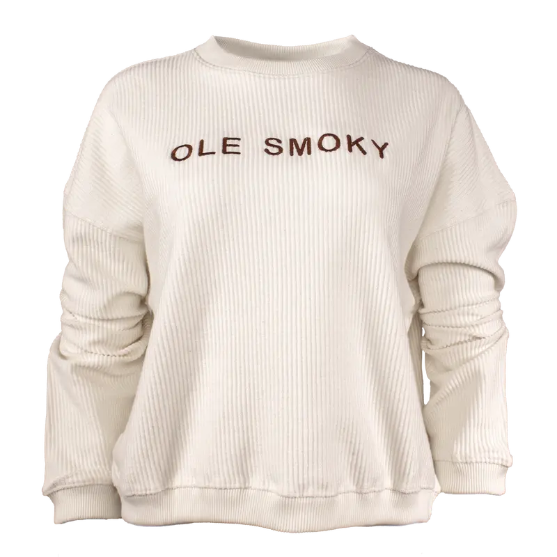 Natural Corded Long-Sleeve T-Shirt 1
