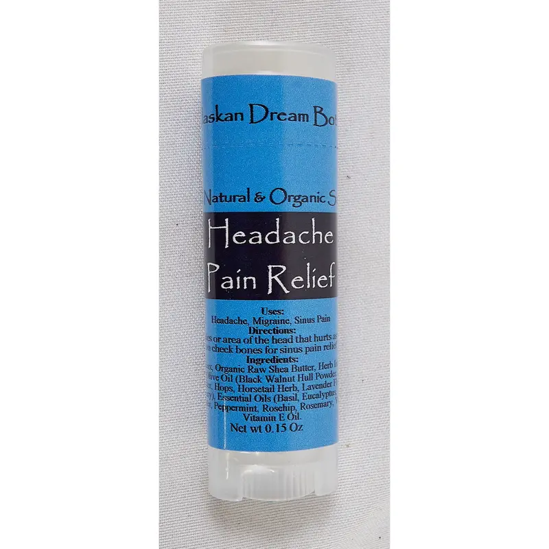 Natural Headache Relief Salve – 0.15 Oz Soothing Balm 1