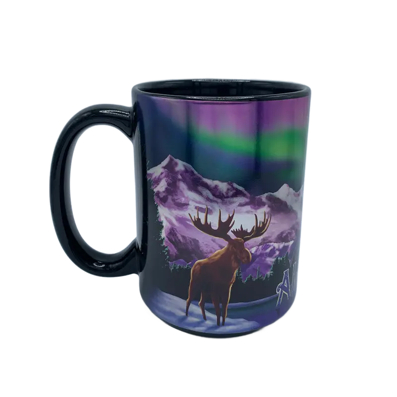 Northern Lights Ceramic Mug – 14 Oz 1
