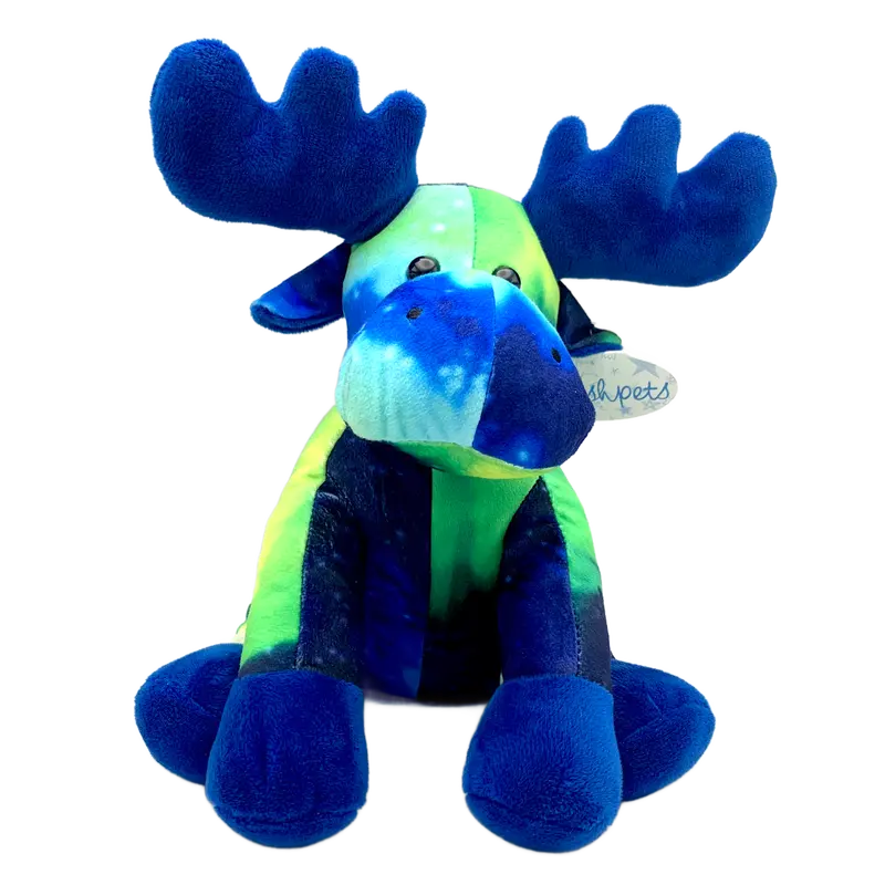 Northern Lights Moose Plush – 9 Inch Alaska-Themed Stuffed Animal 1