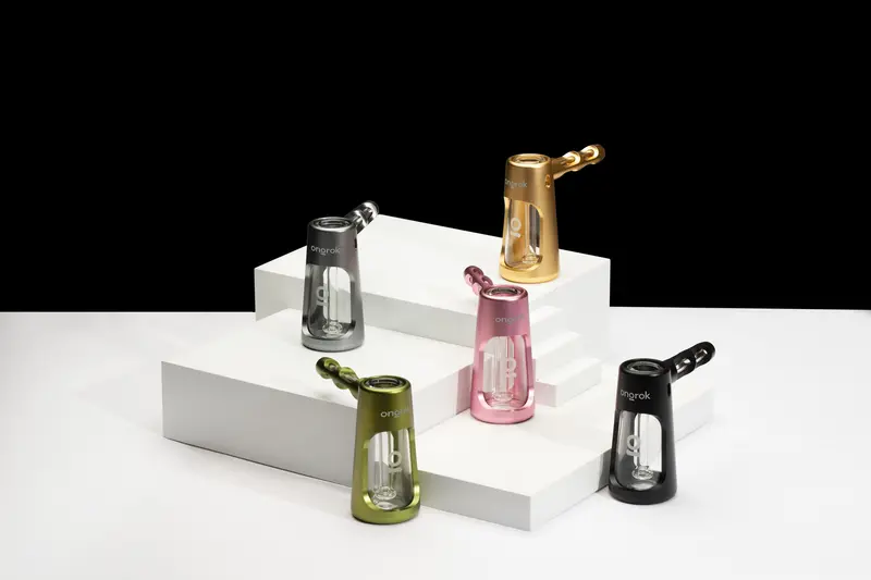 Ongrok Hybrid Aluminum-And-Glass Portable Bubbler 1