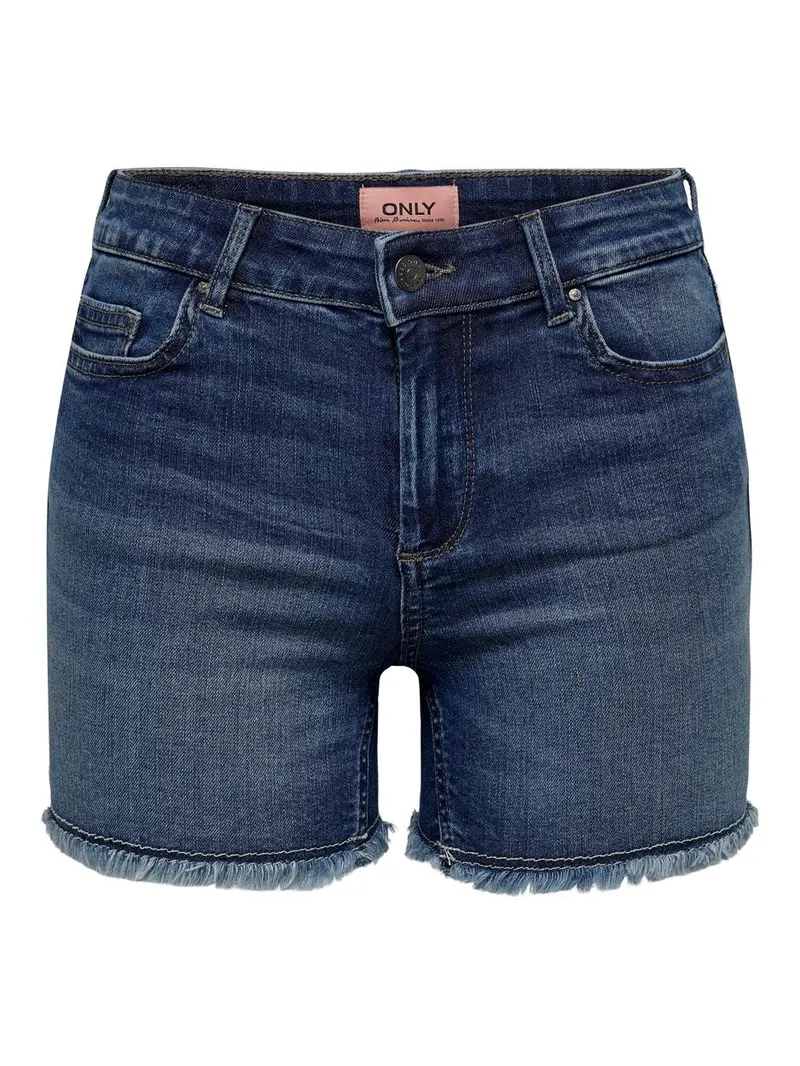Onlblush Denim Shorts – Raw-Hem Mid-Rise Summer Style 1