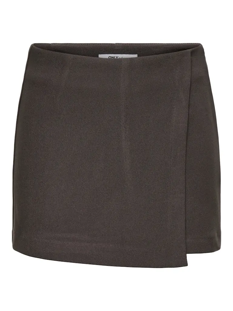 Onllamina Skort In Brown Twill Fabric 1