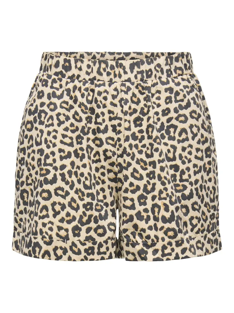 Onllowa-Martina Woven Shorts – Brown Print 1