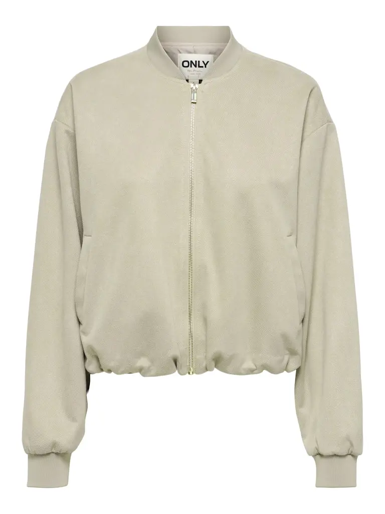 Onlmavi Faux Suede Long-Sleeve Bomber With Matching Pants In Sand 1