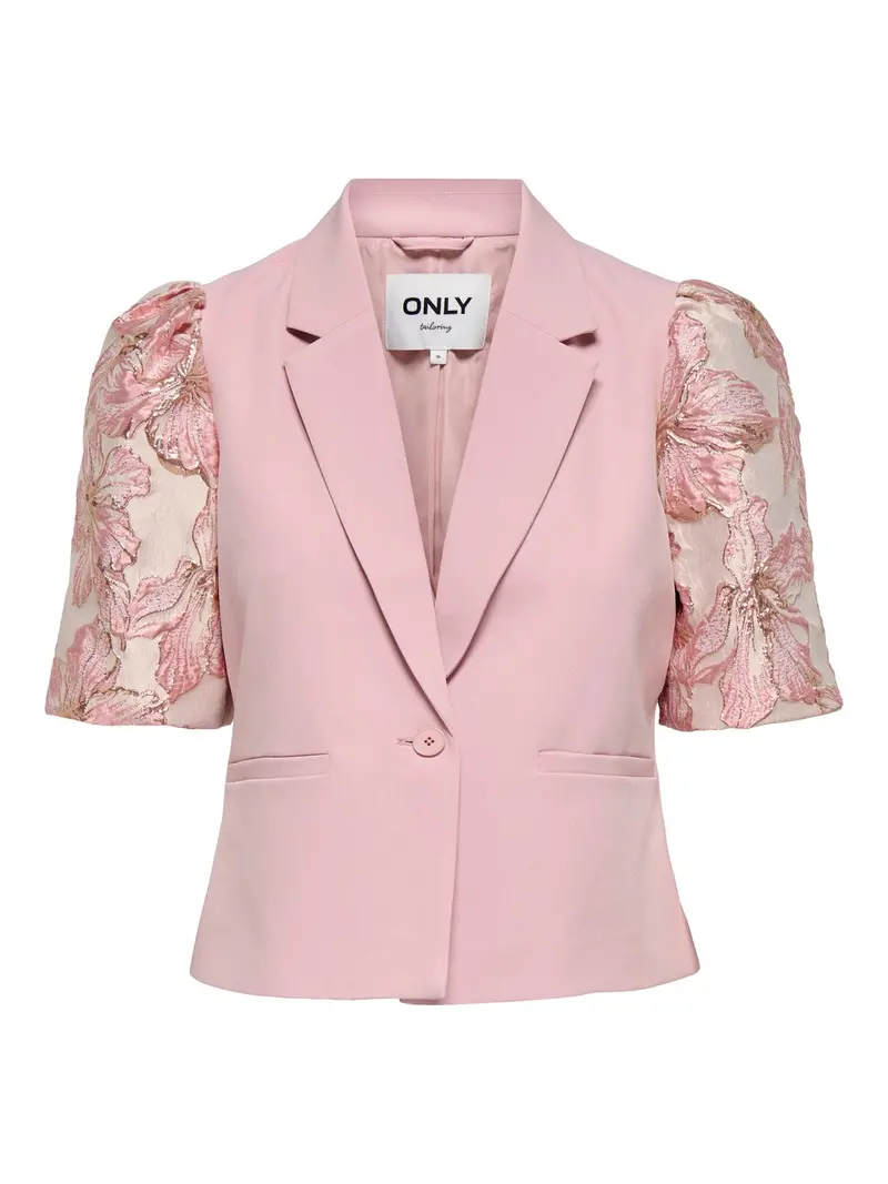 Onlrifika-Mellie Short Sleeve Blazer In Light Pink – Tailored Fit 1