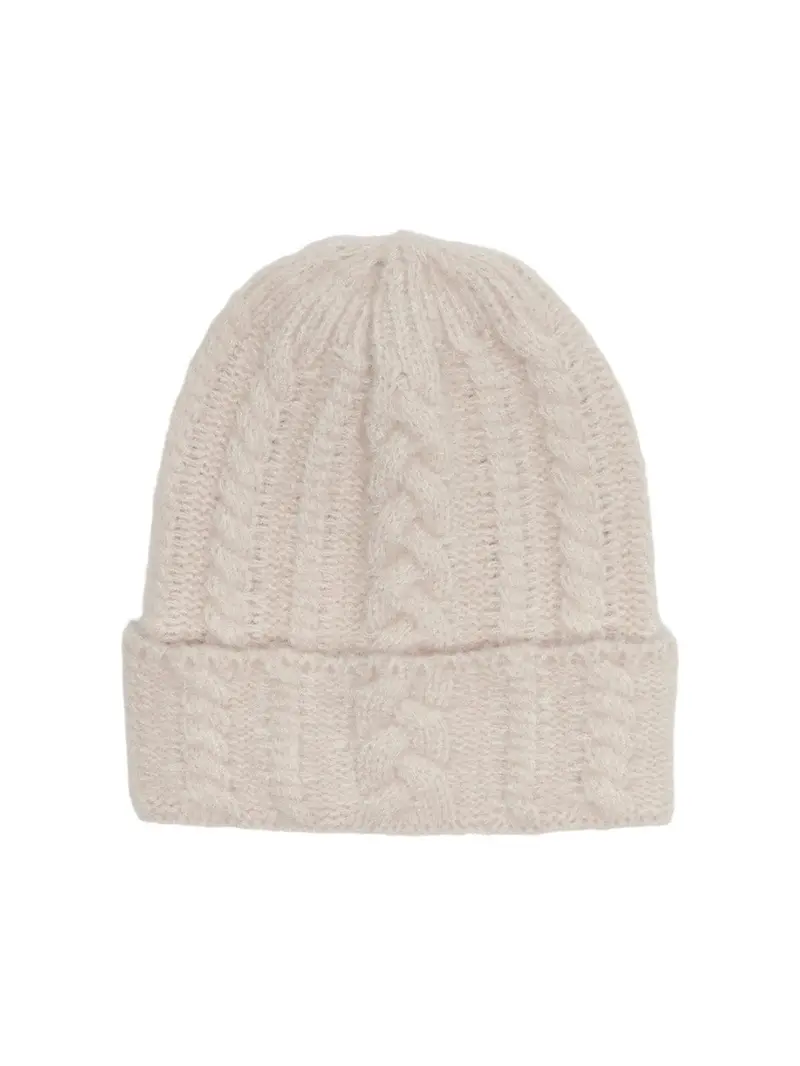Onlsanna Knitted Beanie – Beige 1