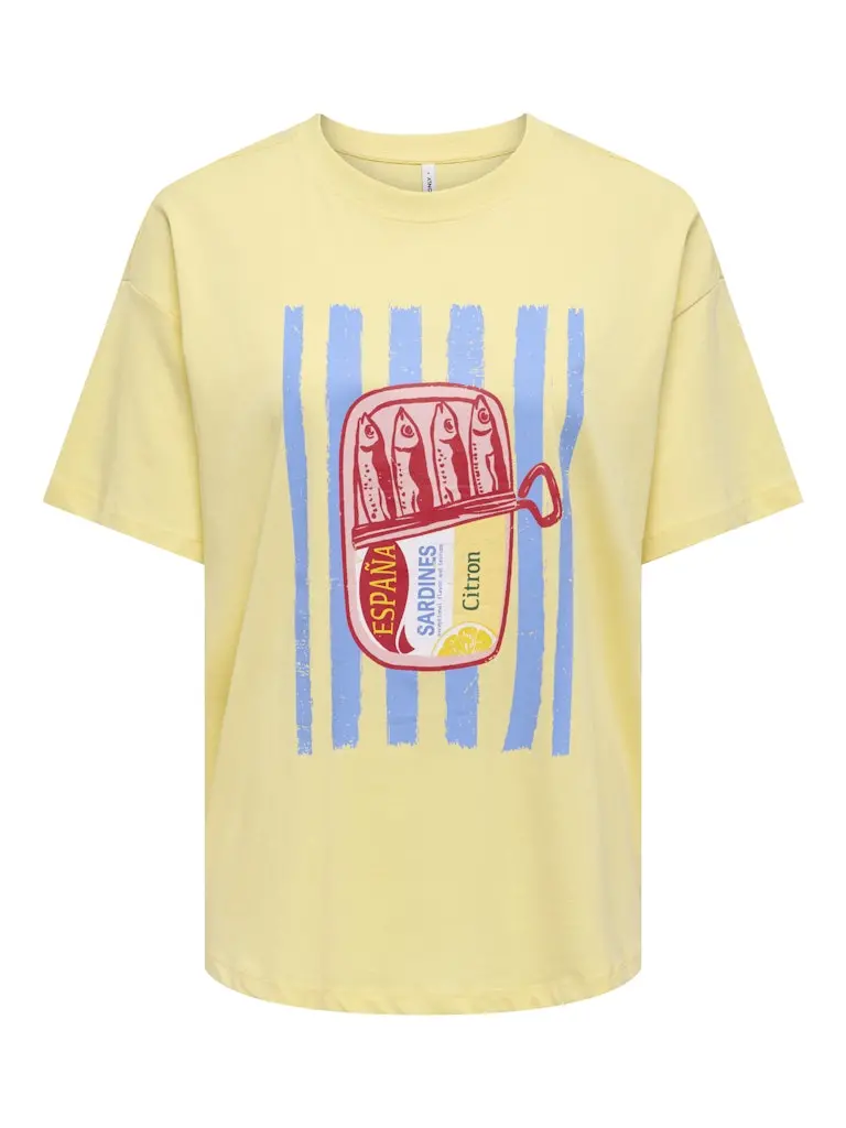 Onlvivvi Girls' Short-Sleeve Lovely Top – Yellow 1