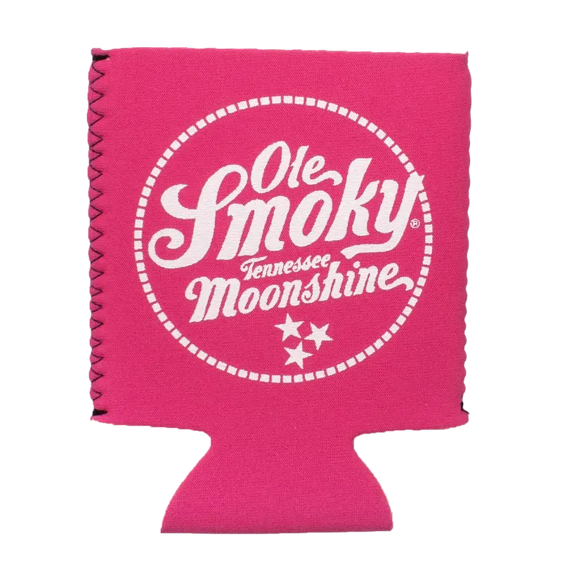 Pink Neoprene Can Cooler Sleeve 1