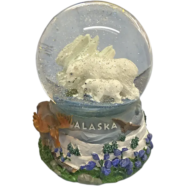Polar Bear Musical Snow Globe (100 Mm) 1