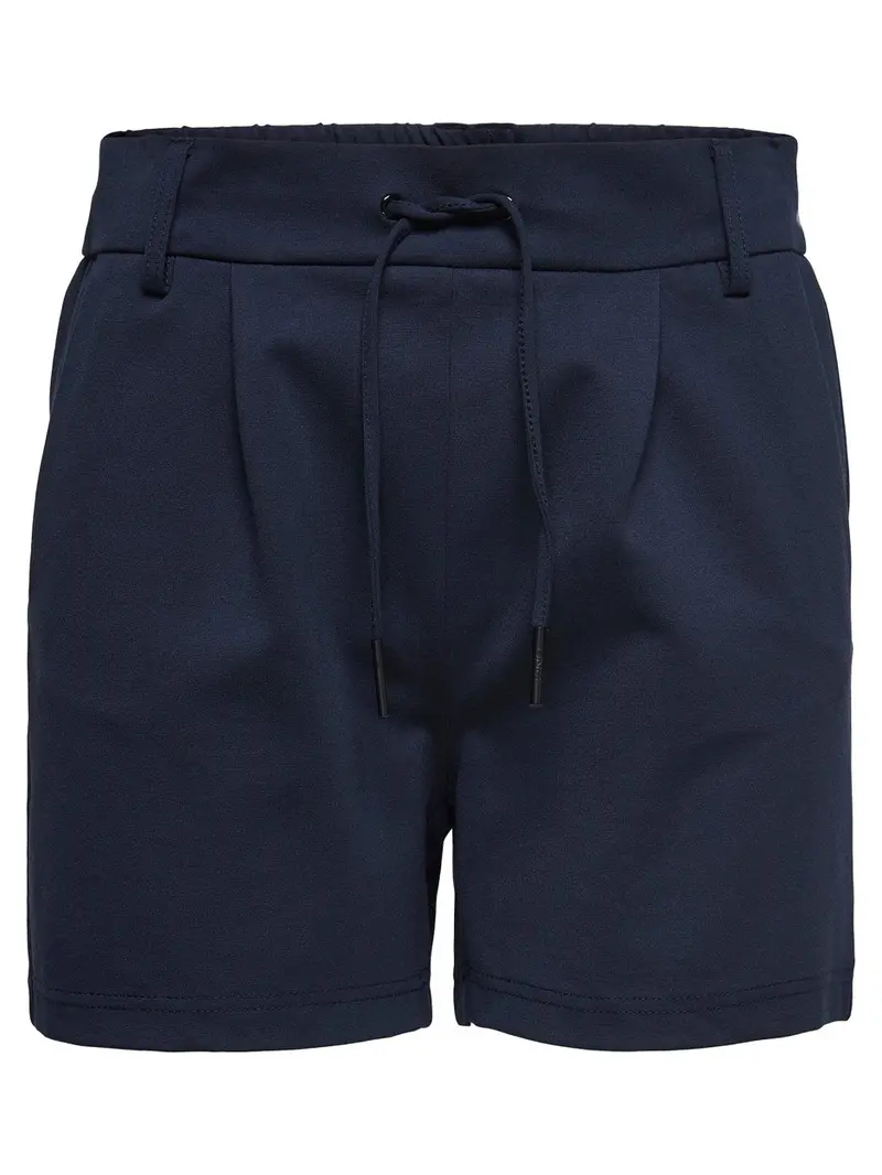 Poptrash Easy Shorts In Navy Ponte Fabric 1
