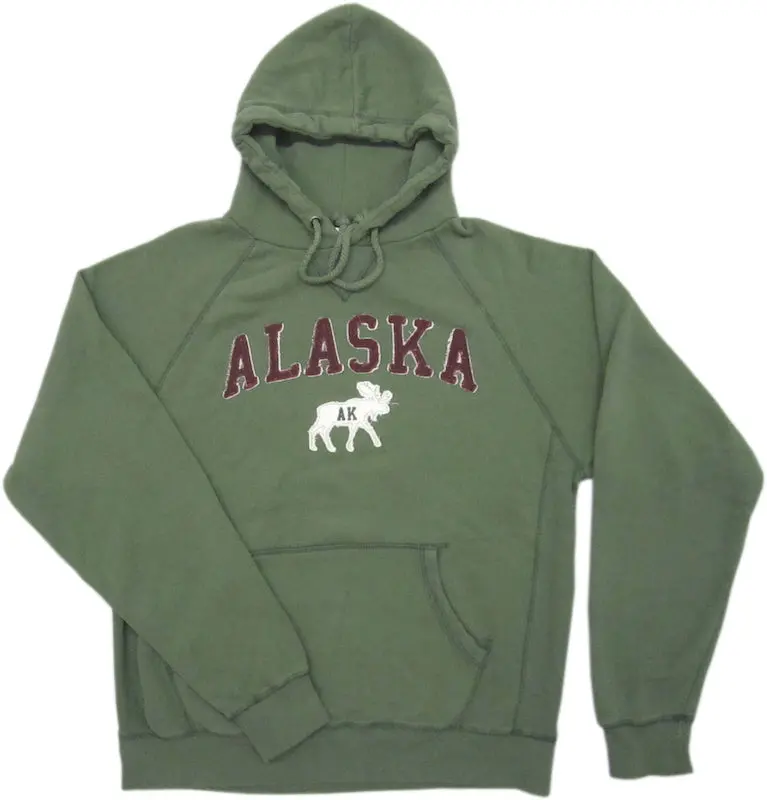 Raging Fire Moose Graphic Pullover Hoodie 1