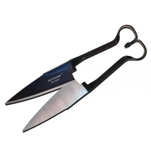 Red Rooster Onion And Sheep Shearing Scissors 1