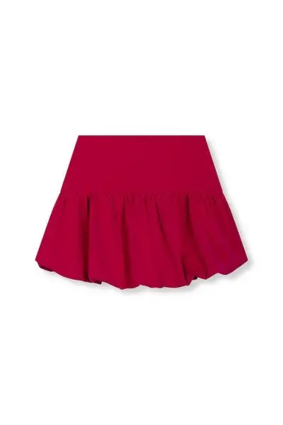 Rhea Raspberry-Colored A-Line Mini Dress 1