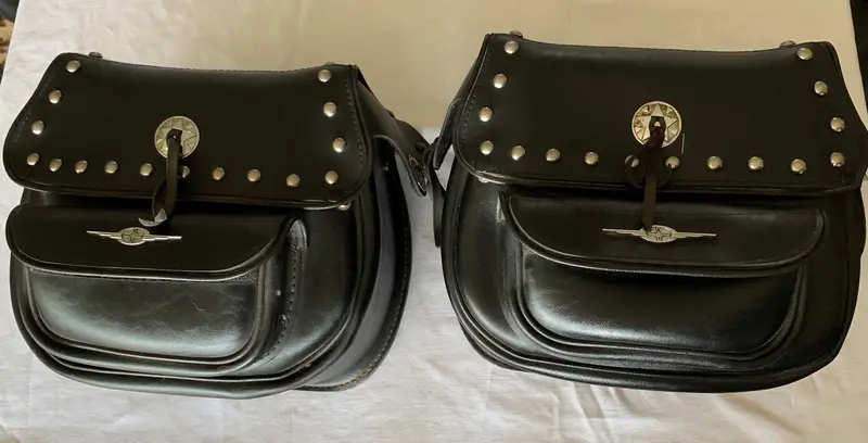 Road Khrome Leather-Look Saddlebags 1