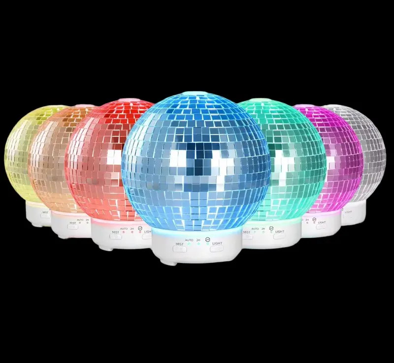 Rotating Disco Ball Night Light With Essential Oil Diffuser Function 1