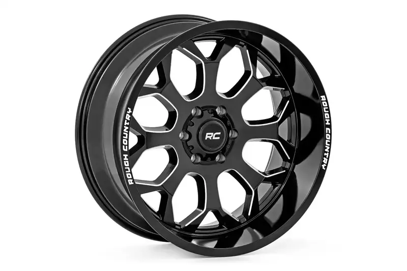 Rough Country Series 96 One-Piece Wheel – 20X10, 8X6.5 Bolt Pattern, Rugged Alloy Construction 1