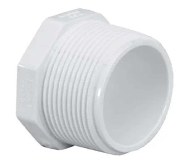 Schedule 40 Pvc Male Pipe Thread (Mpt) Plug – End Cap For Threaded Pipe Systems 1
