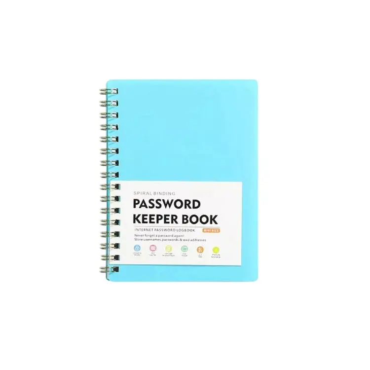 Secure Internet Password Logbook With Organized Layout 1